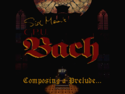 C.P.U. Bach title screen for 3DO